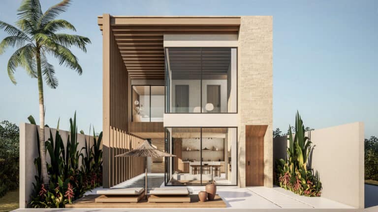 Swatch Architects_Makalu Villas_2B_V01_Front Elevation