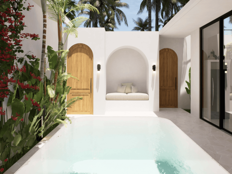 MEDITERRANEAN-INSPIRED 2 BEDROOM VILLA IN FOR SALE LEASEHOLD IN PERERENAN- BE-786 (2)