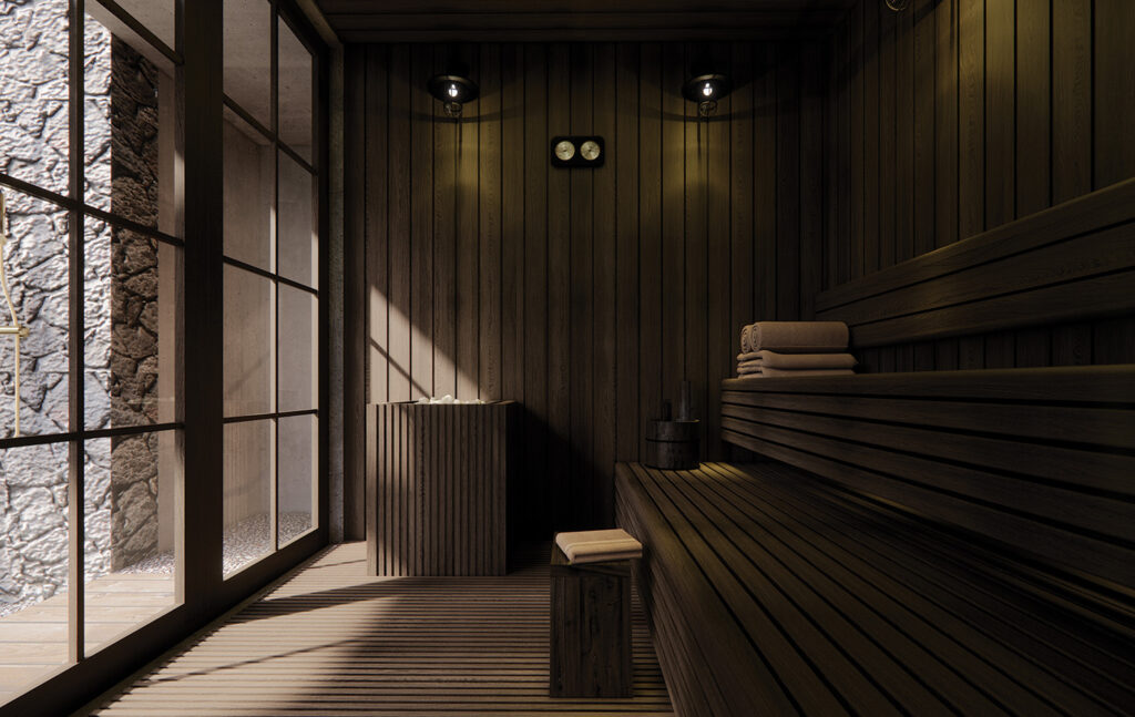 16 pavilion sauna
