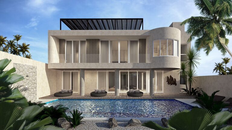 MODERN LUXURY VILLA WITH SHOP 4 BEDROOM VILLA FOR SALE LEASEHOLD IN CANGGU BE-1422 (1)