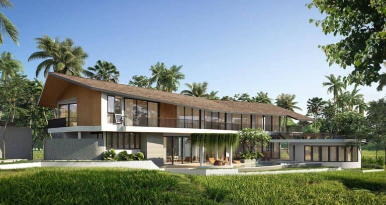 LUXURIOUS 4-BEDROOM MODERN TROPICAL VILLA WITH RICE FIELD VIEWS FOR LEASEHOLD IN UBUD BE-1467 (10)