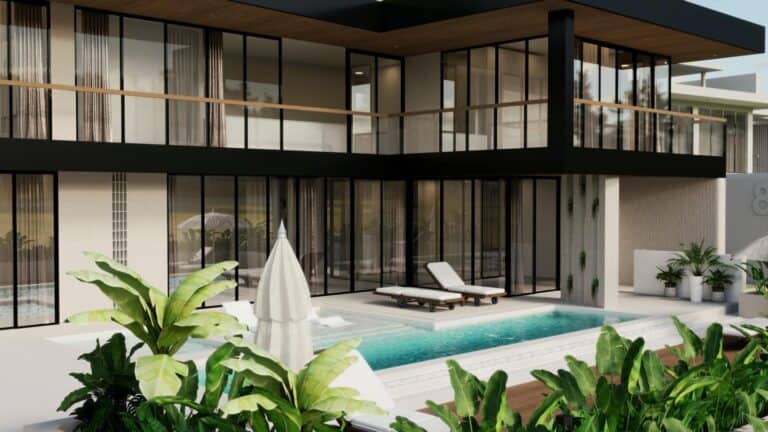 MODERN DESIGN 3 BEDROOM VILLA FOR SALE LEASEHOLD IN UBUD  BE-1353 (26)