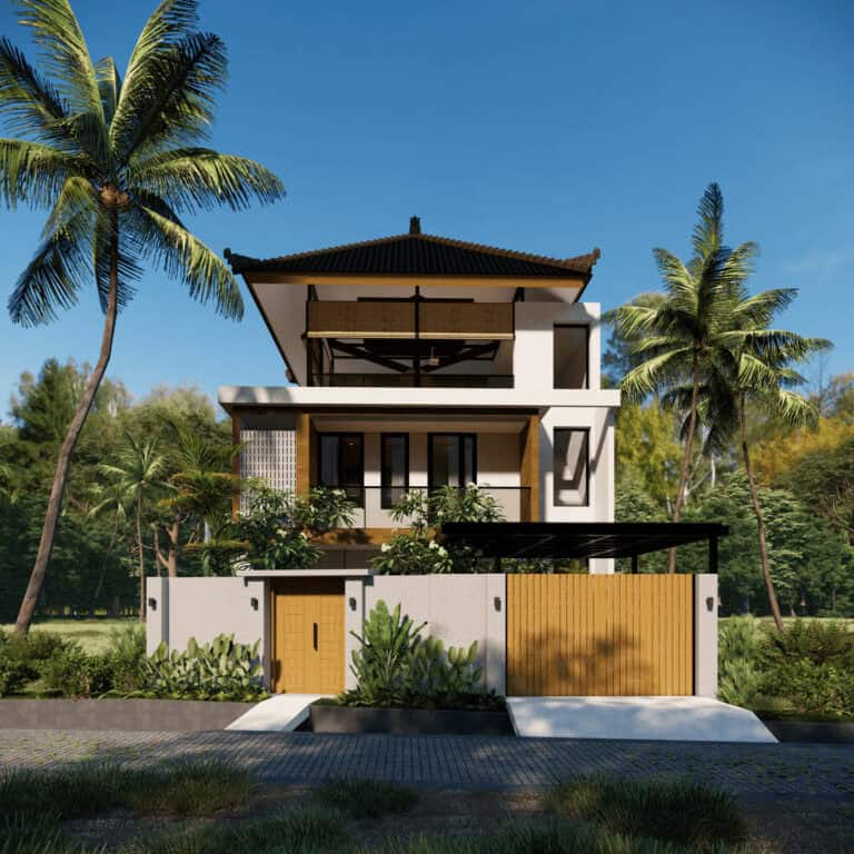 OFFPLAN 2 BEDROOM VILLA FOR SALE LEASEHOLD IN UBUD BE-1894 (7)