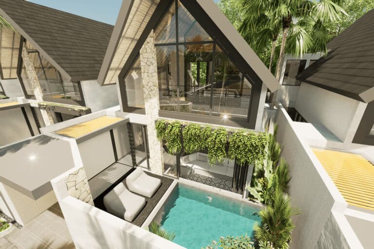 OFFPLAN 2 BEDROOM VILLA FOR SALE LEASEHOLD IN UNGASAN BALI BE-1999 (10)